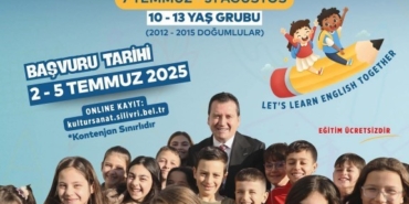 Silivri Belediyesi’nden ücretsiz yaz dönemi İngilizce kursu