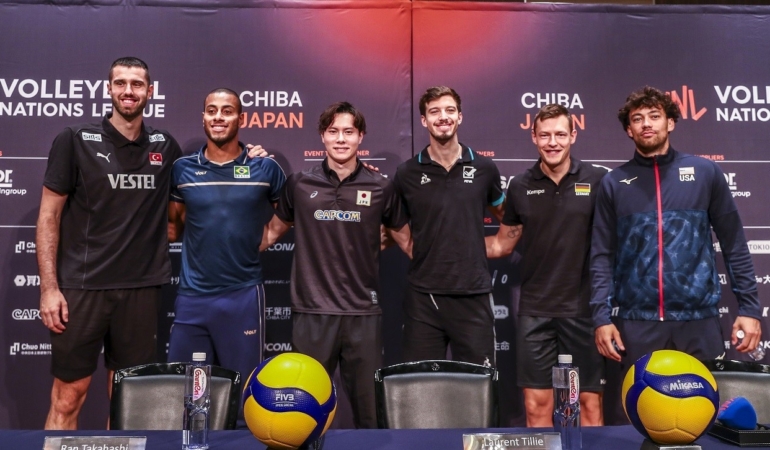 VNL Chiba etabının basın toplantısı yapıldı