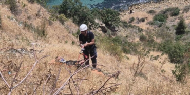 Tekirdağ’da uçurumdan düşen yaralı genç bulundu