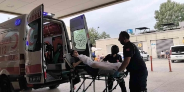 Üzerine sıcak su dökülen market çalışanı hastanelik oldu