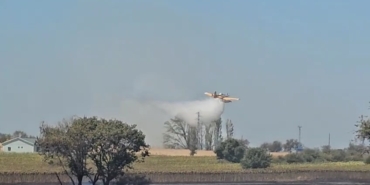 Gelibolu’da tarım arazisinde çıkan yangın kontrol altına alındı