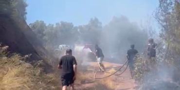 Bursa’da korkutan orman yangını.