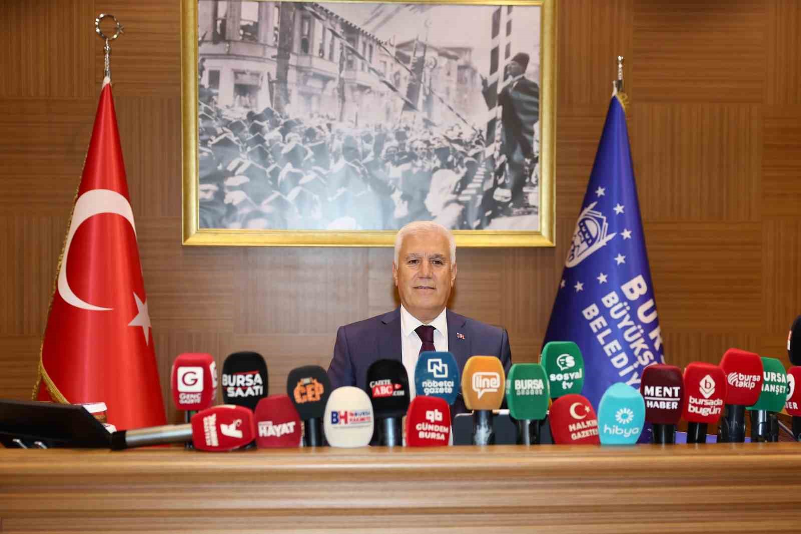 Bursa’da Büyükşehir Belediyesi’nden toplu ulaşıma 380 milyon liralık destek