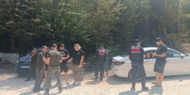 Gemlik’te ormanlarda dronlu denetim
