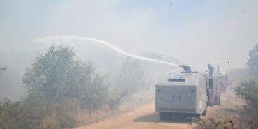 Kırklareli’nde ormanlık alana sıçrayan yangın söndürüldü