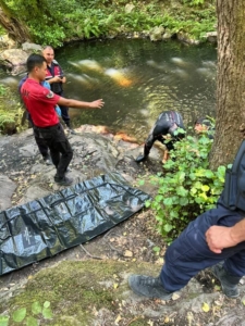 Serinlemek için girdiği şelalede boğuldu