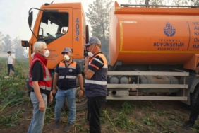 Başkan Subaşı’nın yangınla mücadeledeki gayreti taktir topladı