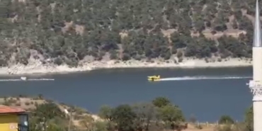 Sındırgı’da orman yangını