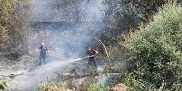 Taşınburnu mevkiindeki orman yangında soğutma çalışmaları sona erdi
