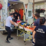 Keşan’da motosiklet yayaya çarptı, 2 kişi yaralandı