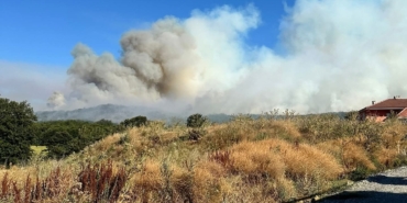 Bilecik’teki orman yangınına müdahale devam ediyor