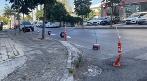 Ümraniye’de silahlı yaralama kamerada