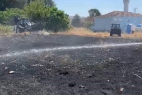 Kocaeli’de tarım arazisinde yangın çıktı