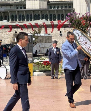 Kıbrıs Barış Harekatı’nın 51. yıl dönümü Kıbrıs gazilerinin katılımıyla Taksim’de kutlandı