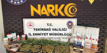Tekirdağ’da uyuşturucu operasyonu: Esrar ve kenevir ele geçirildi