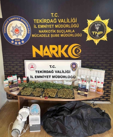 Tekirdağ’da uyuşturucu operasyonu: Esrar ve kenevir ele geçirildi