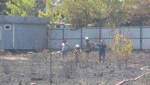 Sancaktepe’de park halindeki kamyon alev alev yandı