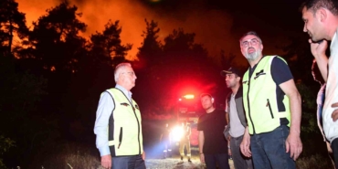 Kestel’de eşgüdüm, teknoloji ve dayanışmayla yangının önü kesildi