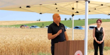 Kırklareli’nde yerli ve milli buğday hasadı yapıldı