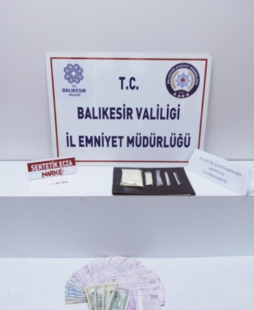 Edremit’te uyuşturucu operasyonu: 2 gözaltı