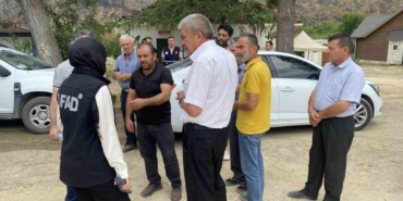 Köprücek köyünde sulama göledi için ilk adım atıldı