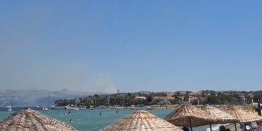 Gelibolu’da tarım arazisinde yangın