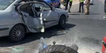 Çanakkale’de otomobil ile motosiklet çarpıştı: 6 yaralı
