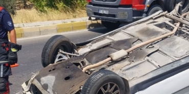 Gömeç’te tek taraflı trafik kazası: 1 kişi yaralandı