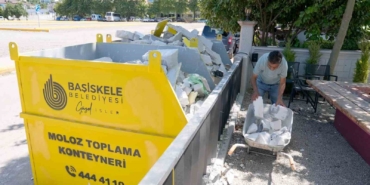 Başiskele’de moloz atıklarına karşı konteyner dönemi başladı