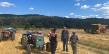 Anız ve orman yangınlarına karşı bilgilendirme faaliyeti