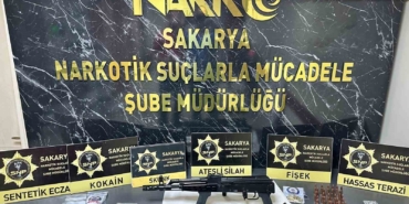 Sakarya’da uyuşturucu ve silah operasyonu: 6 gözaltı