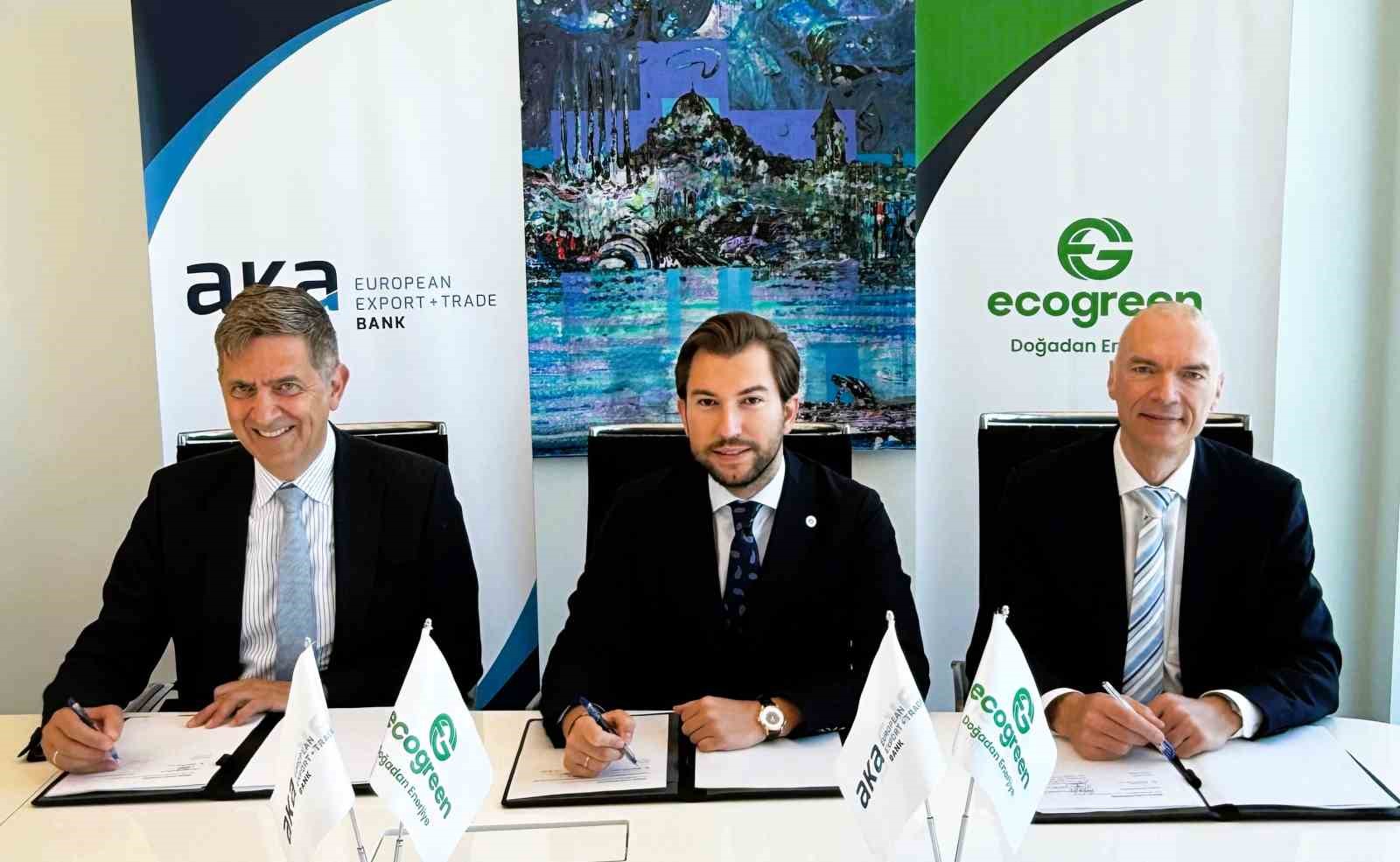 Ecogreen Enerji, Alman bankasıyla 76,7 milyon Euro tutarında finansman sözleşmesi imzaladı