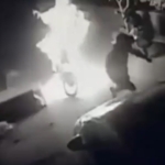 Eski eşinin motosikletini kundaklatan şahıs ile kundaklayan 2 kişi tutuklandı