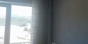 Depremdeki panik anlarını böyle kayda aldı