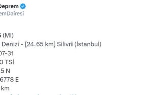 İstanbul’da 3.5 şiddetinde deprem oldu