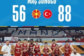 Genç Erkek Basketbol Milli Takımı, ilk maçında ev sahibi Kuzey Makedonya’yı mağlup etti