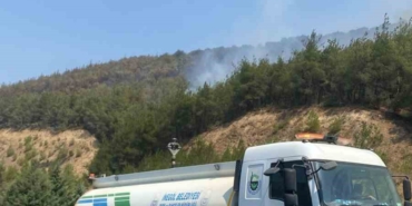 İnegöl Belediyesi, yangın bölgesine destek için harekete geçti