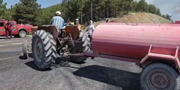 Harmancık’ta yangın yeniden büyüdü
