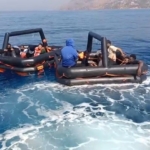 Ayvacık’ta 19 kaçak göçmen kurtarıldı