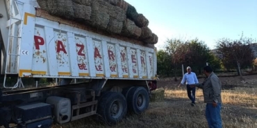 Kaşıkçılar Köyü’ne yem yardımı ulaştı
