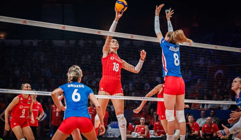 A Milli Kadın Voleybol Takımı, Çekya’ya mağlup oldu