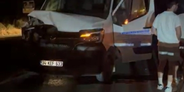 Arnavutköy’de başıboş manda zincirleme kazaya neden oldu: Manda telef oldu 3 kişi yaralandı