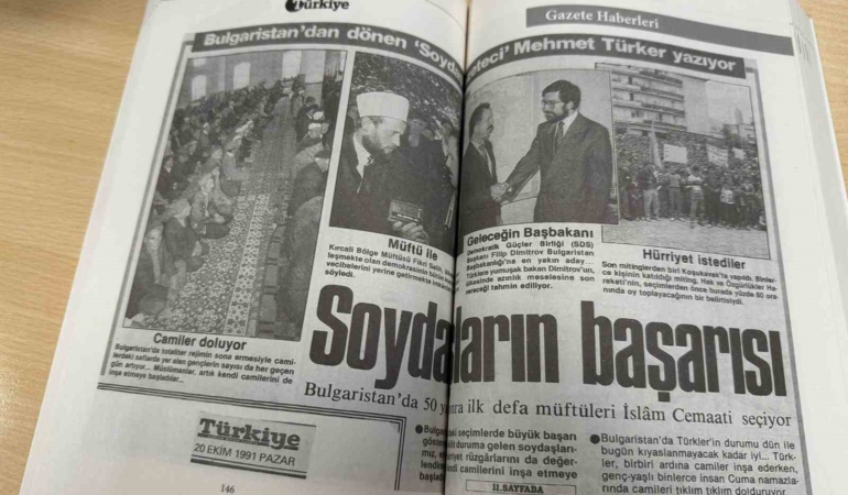 Bulgaristan Türk Edebiyatı’nın yaşayan en önemli temsilcilerinden Mehmet Türker’e ‘Özgürlüğün Peşinde Bir Ömür’ kitabı armağan edildi