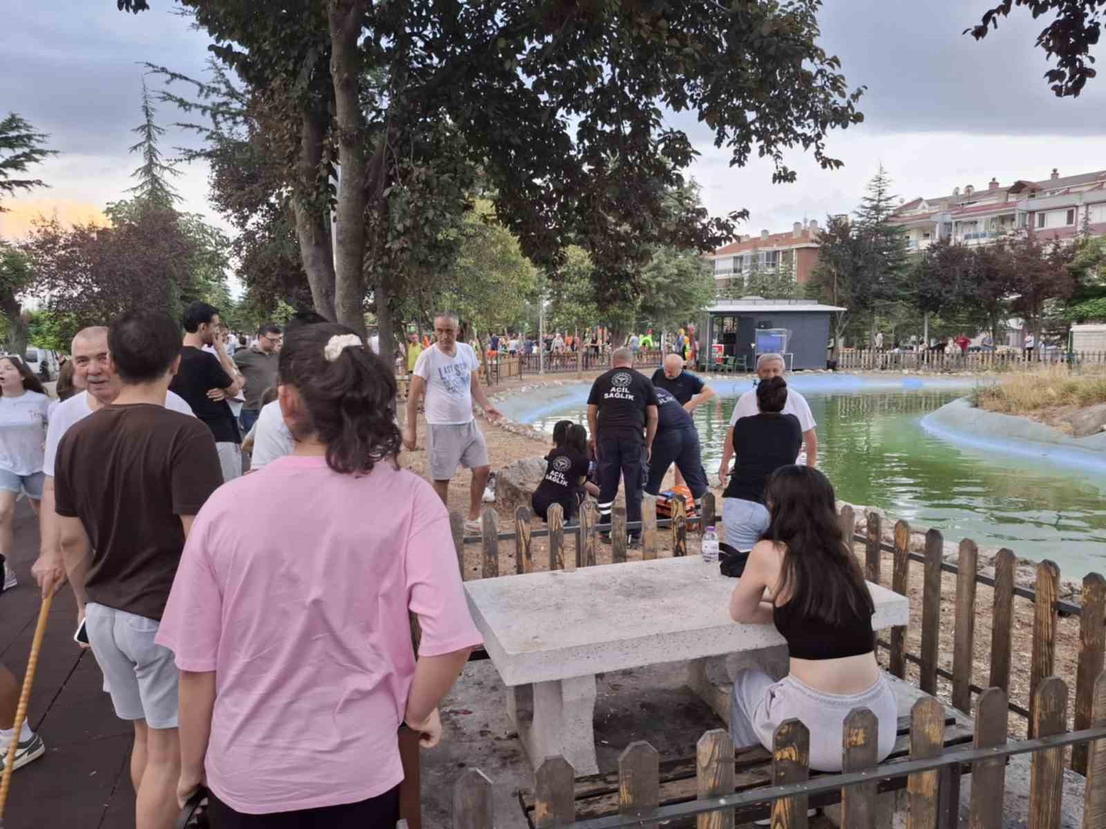 Suni gölette boğulma tehlikesi