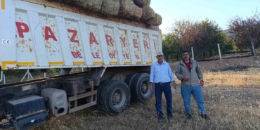 Çiftçilerden yangın bölgesine anlamlı destek