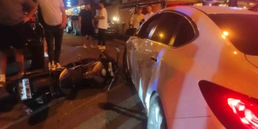 Tekirdağ’da motosiklet ile otomobil çarpıştı: 1 yaralı