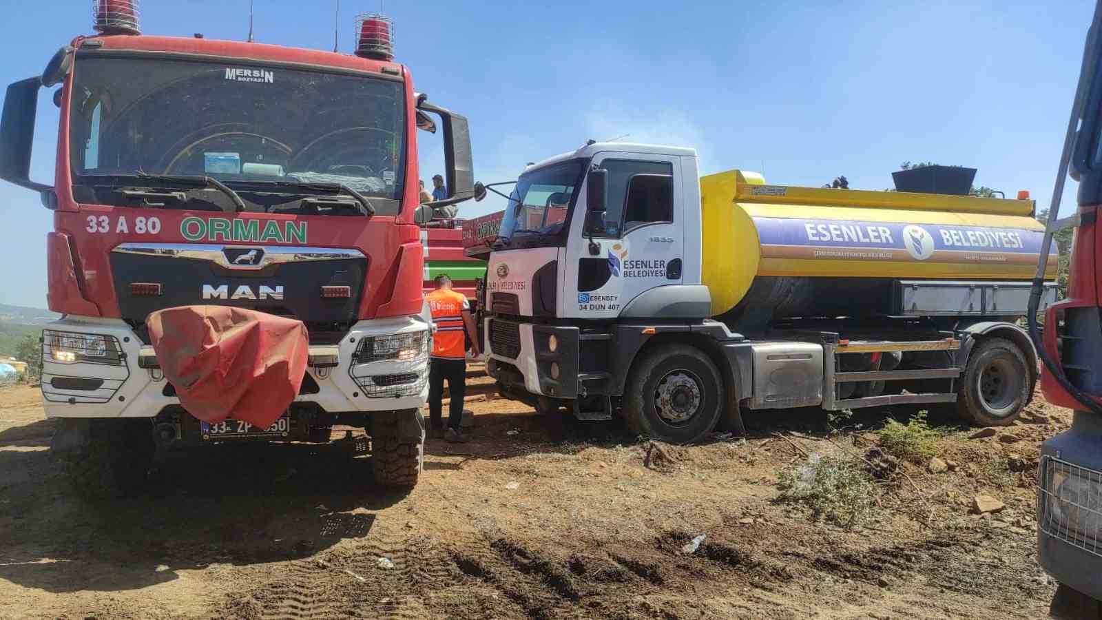Esenler Belediyesi’nden Bursa’daki yangına anında müdahale