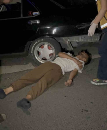 Otomobil su kanalına uçtu: 1 yaralı