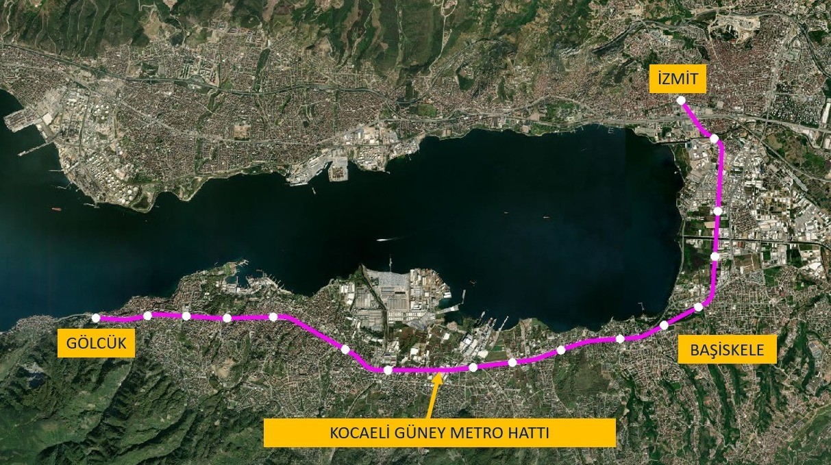 Kocaeli’de güney metro hattı için proje ihalesi 30 Temmuz’da yapılacak