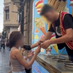 Beyoğlu’nda külah oyunuyla kadını rahatsız etti: Dondurmacı mühürlendi